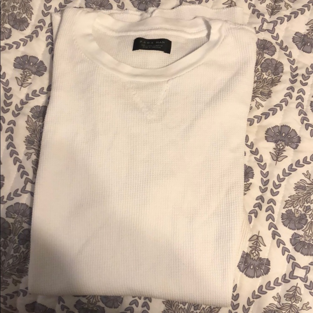 BRAND NEW Men’s White Waffle T-Shirt